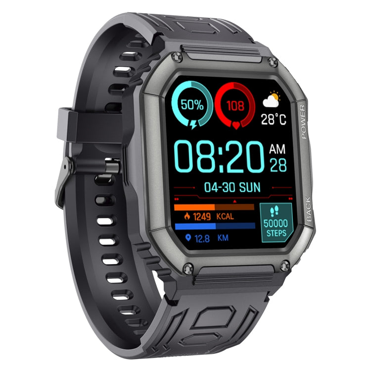 KR06 Waterproof Pedometer Sport Smart Watch, Support Heart Rate / Blood Pressure Monitoring / BT Calling(Black) - Smart Watches by PMC TechLife | Online Shopping South Africa | PMC TechLife | Buy Now Pay Later Mobicred