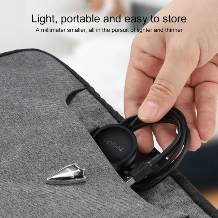 For Samsung Watch Yesido CA161 USB Magnetic Charger, Cable Length: 1m (Black) - Charger by Yesido | Online Shopping South Africa | PMC TechLife | Buy Now Pay Later Mobicred
