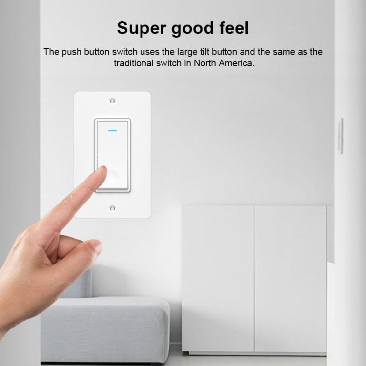 120 Type WiFi Smart Wall Touch Switch, US Plug(White) - Smart Switch by PMC TechLife | Online Shopping South Africa | PMC TechLife