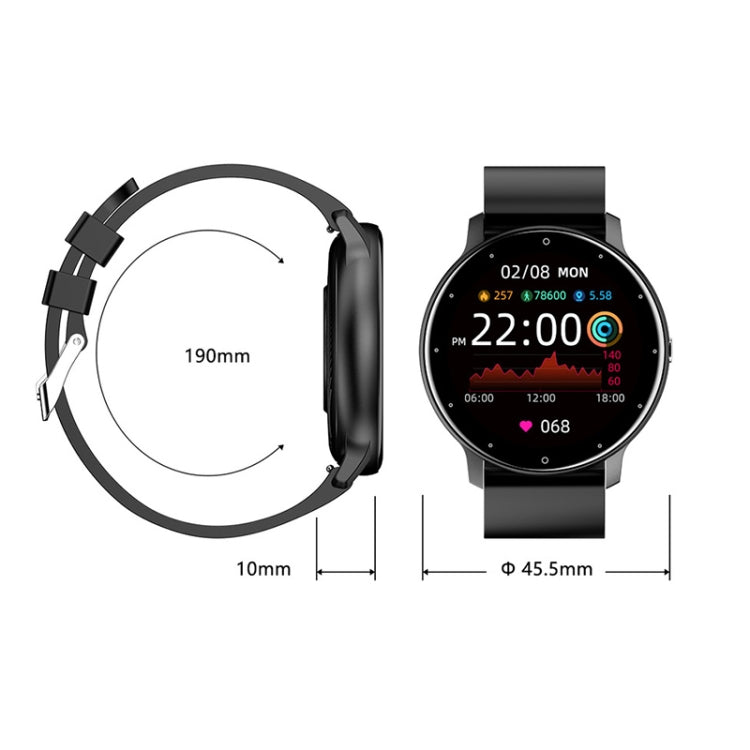 ZL02D 1.28 inch IP67 Waterproof Steel Band Smart Watch Support Heart Rate Monitoring (Gold) -  by PMC TechLife | Online Shopping South Africa | PMC TechLife