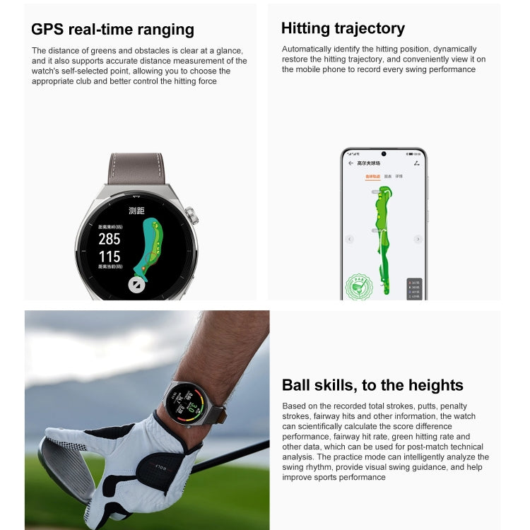 HUAWEI WATCH GT 3 Pro Titanium Smart Watch 46mm Rubber Wristband, 1.43 inch AMOLED Screen, Support ECG / GPS / 14-days Battery Life(Black) - free shipping - PMC TechLife - Order now!