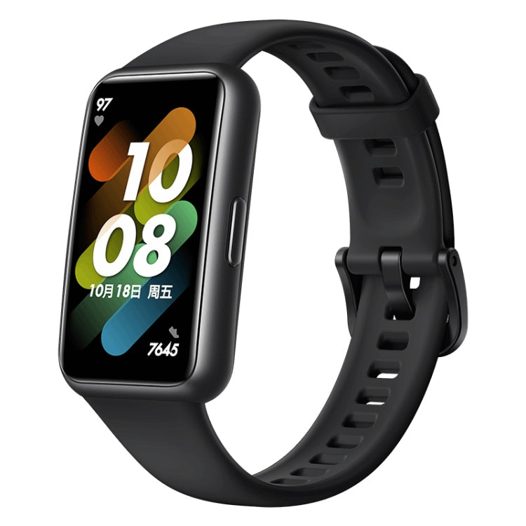 Original HUAWEI Band 7 NFC Edition, 1.47 inch AMOLED Screen Smart Watch, Support Blood Oxygen Monitoring / 14-days Battery Life(Black) - free shipping - PMC TechLife - Order now!
