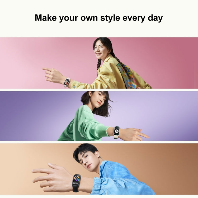 Honor Band 7 NFC, 1.47 inch AMOLED Screen, Support Heart Rate / Blood Oxygen / Sleep Monitoring(Pink) - free shipping - PMC TechLife - Order now!