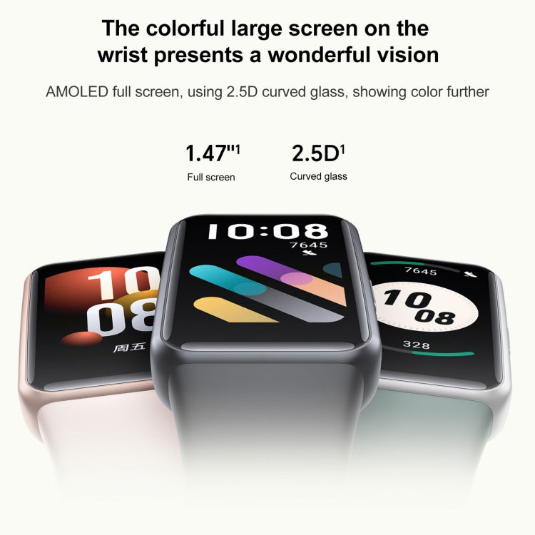 Honor Band 7, 1.47 inch AMOLED Screen, Support Heart Rate / Blood Oxygen / Sleep Monitoring(Cyan) - free shipping - PMC TechLife - Order now!