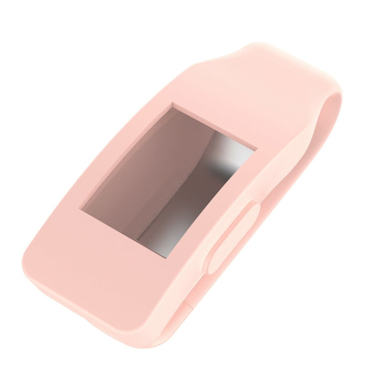 Smart Watch Silicone Clip Button Protective Case for Fitbit Inspire / Inspire HR / Ace 2(Pink) - Screen Protector by ENKAY | Online Shopping South Africa | PMC TechLife | Buy Now Pay Later Mobicred