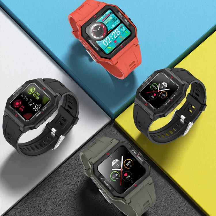 Lokmat FT10 1.3 inch IPS Touch Screen Waterproof Smart Watch, Support Music Play / Heart Rate / Blood Pressure Monitor(Black) - free shipping - PMC TechLife - Order now!