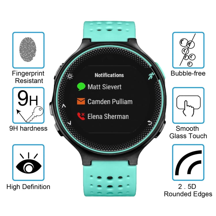 2 PCS ENKAY Hat-Prince for Garmin Compatible witherunner 235 Smart Watch 0.2mm 9H Surface Hardness 2.15D Explosion-proof Tempered Glass Screen Film - Screen Protector by ENKAY | Online Shopping South Africa | PMC TechLife | Buy Now Pay Later Mobicred