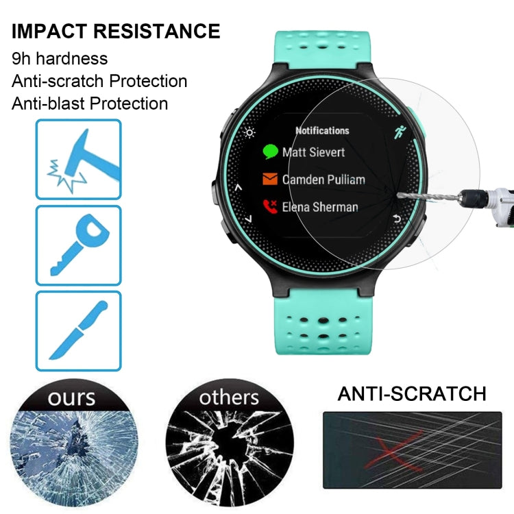2 PCS ENKAY Hat-Prince for Garmin Compatible witherunner 235 Smart Watch 0.2mm 9H Surface Hardness 2.15D Explosion-proof Tempered Glass Screen Film - Screen Protector by ENKAY | Online Shopping South Africa | PMC TechLife | Buy Now Pay Later Mobicred