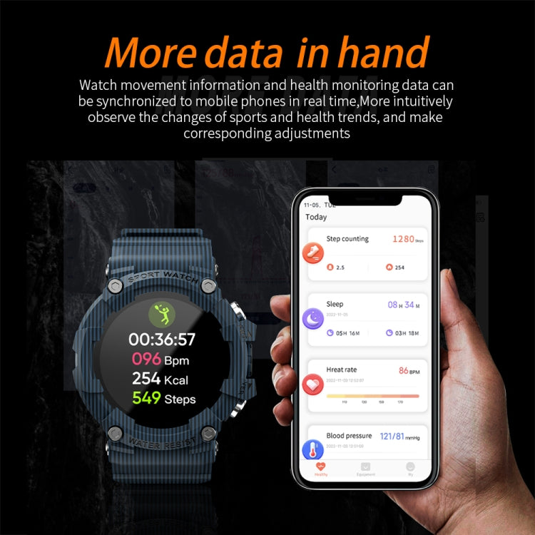 LOKMAT ATTACK 3 1.28 inch TFT Screen Sports Fitness Smart Watch, Support Bluetooth Call(Blue) - free shipping - PMC TechLife - Order now!