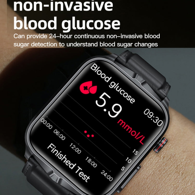 TK11P 1.83 inch IPS Screen IP68 Waterproof Silicone Band Smart Watch, Support Stress Monitoring / ECG (Black) - free shipping - PMC TechLife - Order now!