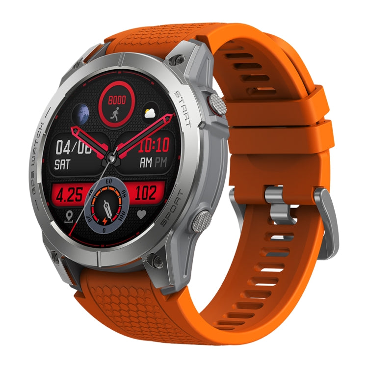 Zeblaze Stratos 3 1.43 inch AMOLED Screen IP68 Waterproof Smart Watch, Support Bluetooth Call / GPS (Orange) - free shipping - PMC TechLife - Order now!