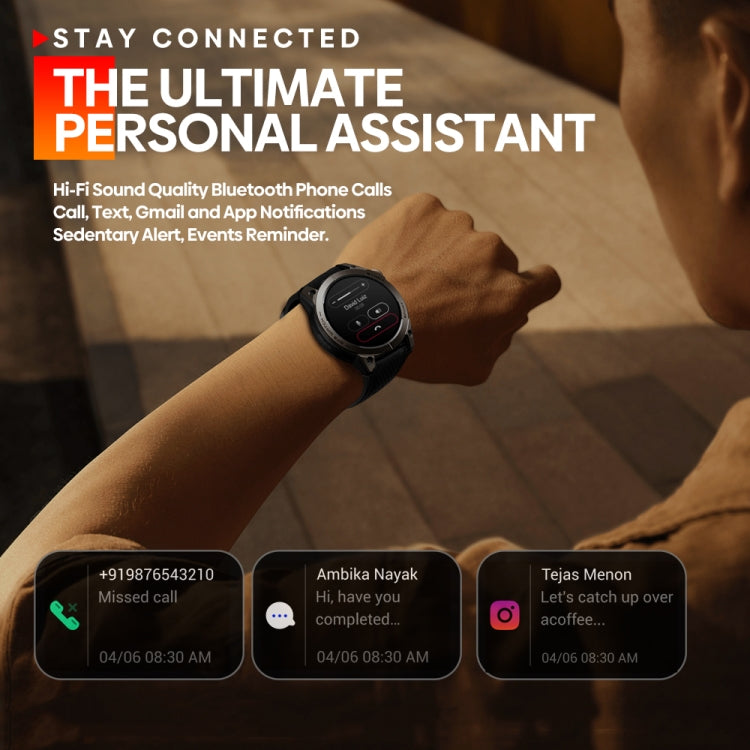 Zeblaze Stratos 3 1.43 inch AMOLED Screen IP68 Waterproof Smart Watch, Support Bluetooth Call / GPS (Orange) - free shipping - PMC TechLife - Order now!