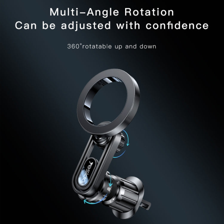 Yesido C157 Strong Magnetic Car Air Vent Phone Holder (Black) - free shipping - PMC TechLife - Order now!