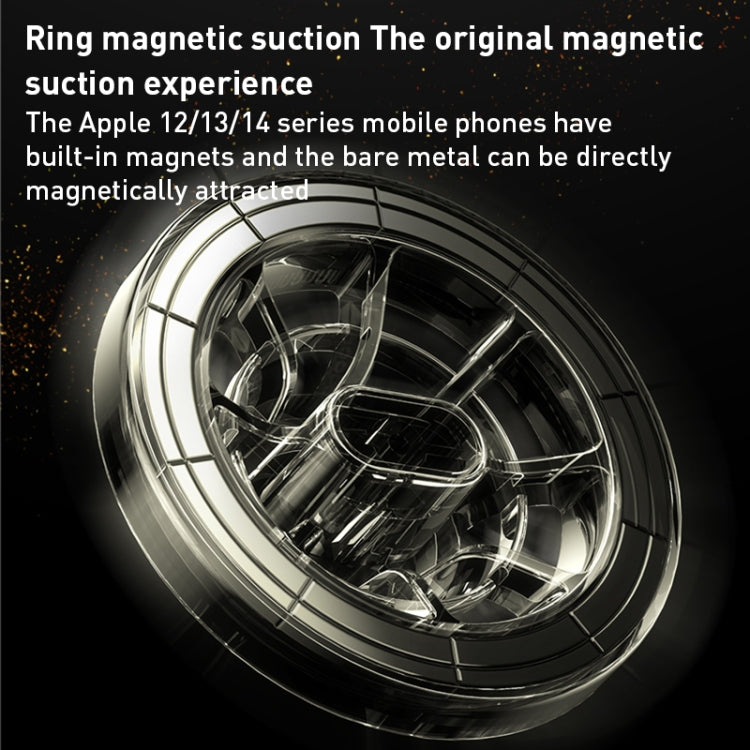 Yesido C158 2 in 1 Magnetic Ring Car Dashboard Air Vent Phone Holder (Black) - Universal Car Holders by Yesido | Online Shopping South Africa | PMC TechLife | Buy Now Pay Later Mobicred