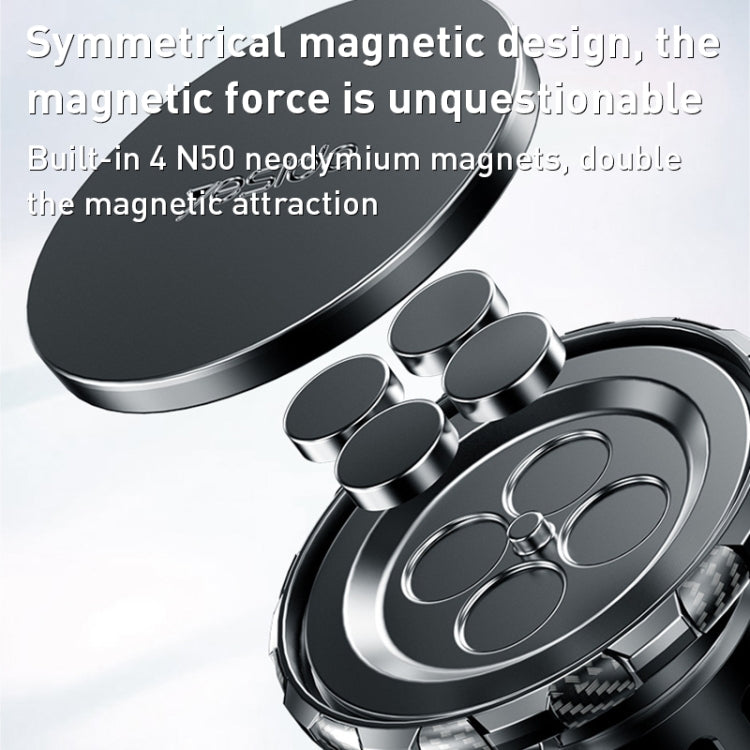 Yesido C160 Suction Cup Type Telescopic Rod Magnetic Car Phone Holder (Black) - Universal Car Holders by Yesido | Online Shopping South Africa | PMC TechLife | Buy Now Pay Later Mobicred