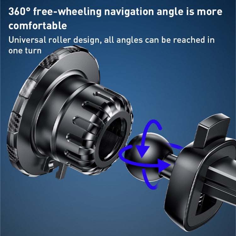 Yesido C160 Suction Cup Type Telescopic Rod Magnetic Car Phone Holder (Black) - Universal Car Holders by Yesido | Online Shopping South Africa | PMC TechLife | Buy Now Pay Later Mobicred