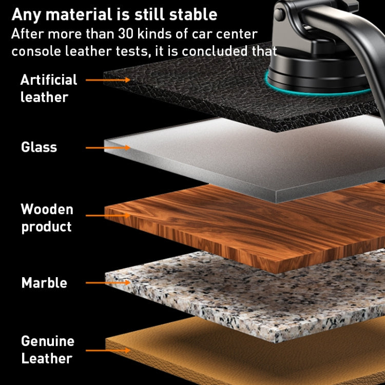 Yesido C172 Suction Cup Type Bending Arm Car Phone Holder (Black) - Car Holders by Yesido | Online Shopping South Africa | PMC TechLife