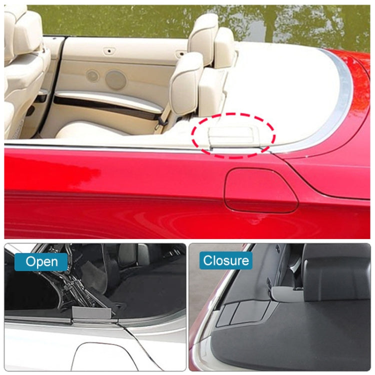For BMW 3 Series E93 Left Driving Car Convertible Rear Platform Left Hinge Cover Folding Cover 5437 7174 545(Black) - Others by PMC TechLife | Online Shopping South Africa | PMC TechLife
