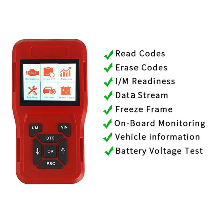 TK209 Car Mini Code Reader OBD2 Fault Detector Diagnostic Tool - Code Readers & Scan Tools by PMC TechLife | Online Shopping South Africa | PMC TechLife | Buy Now Pay Later Mobicred