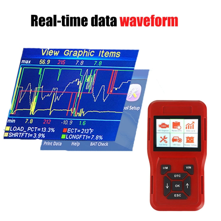 TK209 Car Mini Code Reader OBD2 Fault Detector Diagnostic Tool - Code Readers & Scan Tools by PMC TechLife | Online Shopping South Africa | PMC TechLife | Buy Now Pay Later Mobicred