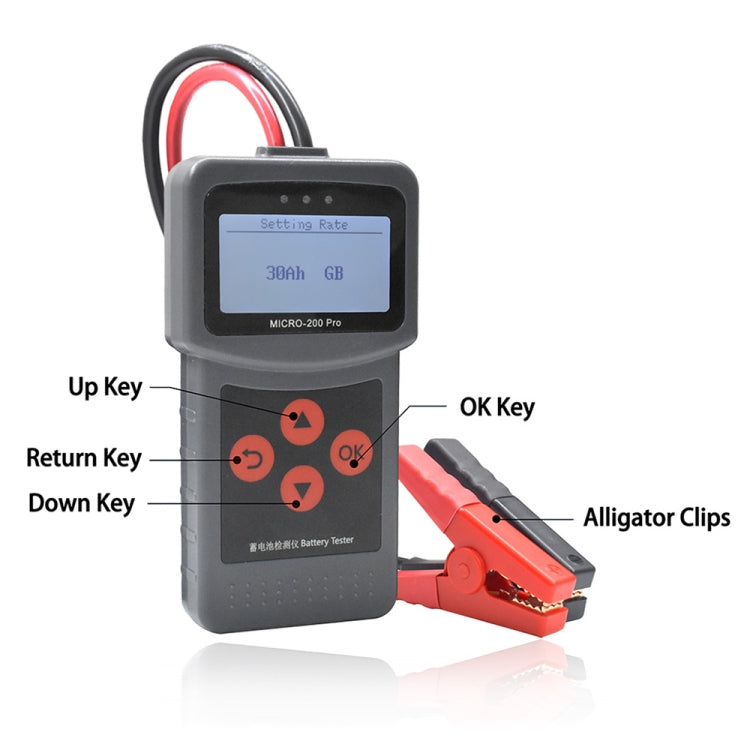 MICRO-200 PRO Car Battery Tester Battery Internal Resistance Life Analyzer, Nordic Version - Code Readers & Scan Tools by PMC TechLife | Online Shopping South Africa | PMC TechLife