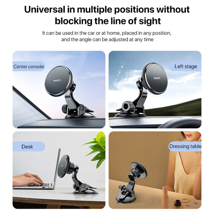 Yesido C177 Mini Suction Cup Type Magsafe Magnetic Car Holder - free shipping - PMC TechLife - Order now!