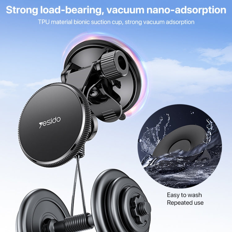 Yesido C177 Mini Suction Cup Type Magsafe Magnetic Car Holder - free shipping - PMC TechLife - Order now!