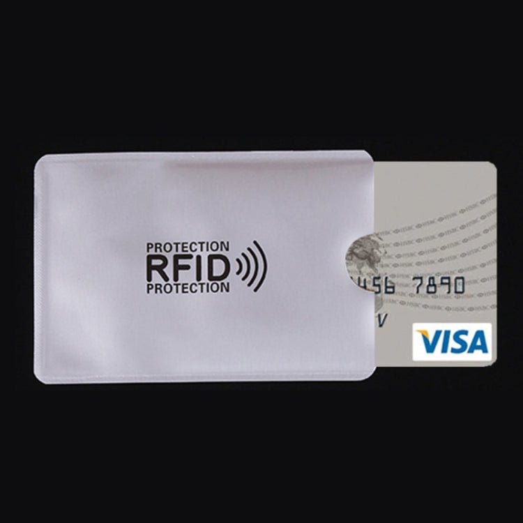 Aluminum Foil RFID Blocking Credit Card ID Bank Card Case Card Holder Cover, Size: 9.1*6.3cm - free shipping - PMC TechLife - Order now!