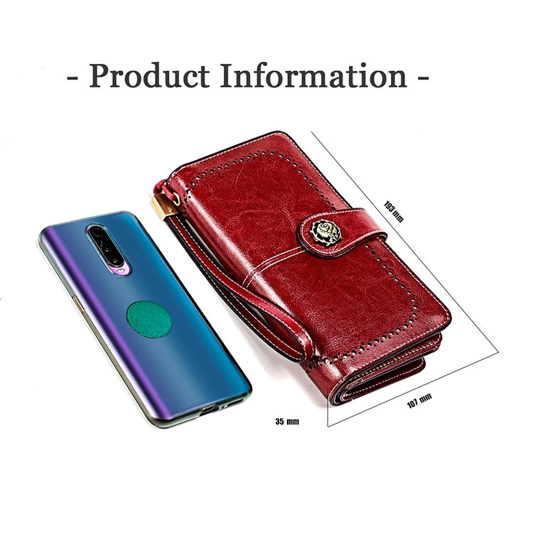 3555 Large Capacity Long Multi-function Anti-magnetic RFID Wallet Clutch for Ladies with Card Slots (Black) - free shipping - PMC TechLife - Order now!