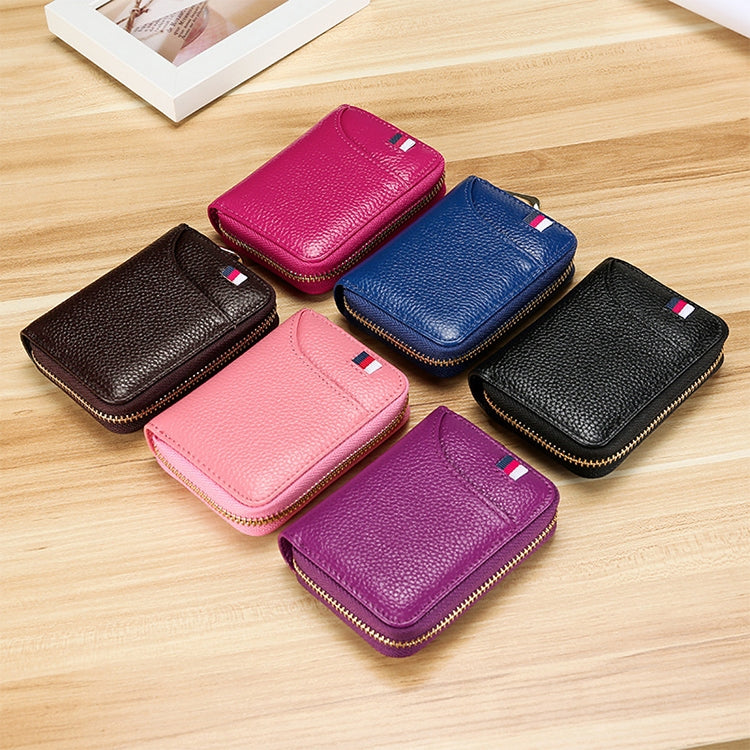 KB151 Multi-card Anti-magnetic RFID Organ Card Package Ladies Wallet (Purple) - Antimagnetic RFID Package by PMC TechLife | Online Shopping South Africa | PMC TechLife | Buy Now Pay Later Mobicred