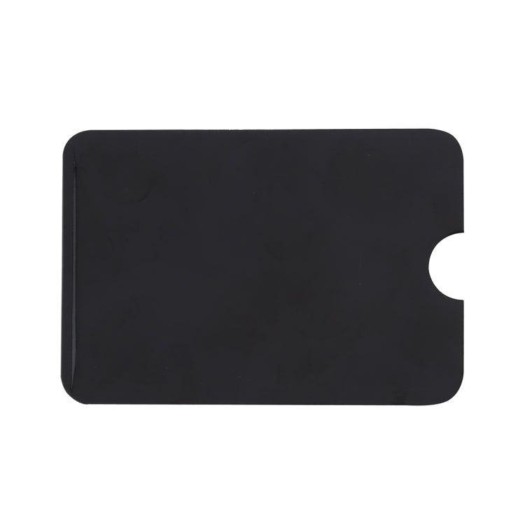 100pcs Aluminum Foil RFID Blocking Credit Card ID Bank Card Case Card Holder Cover, Size: 9 x 6.3cm (Black) - Antimagnetic RFID Package by PMC TechLife | Online Shopping South Africa | PMC TechLife | Buy Now Pay Later Mobicred