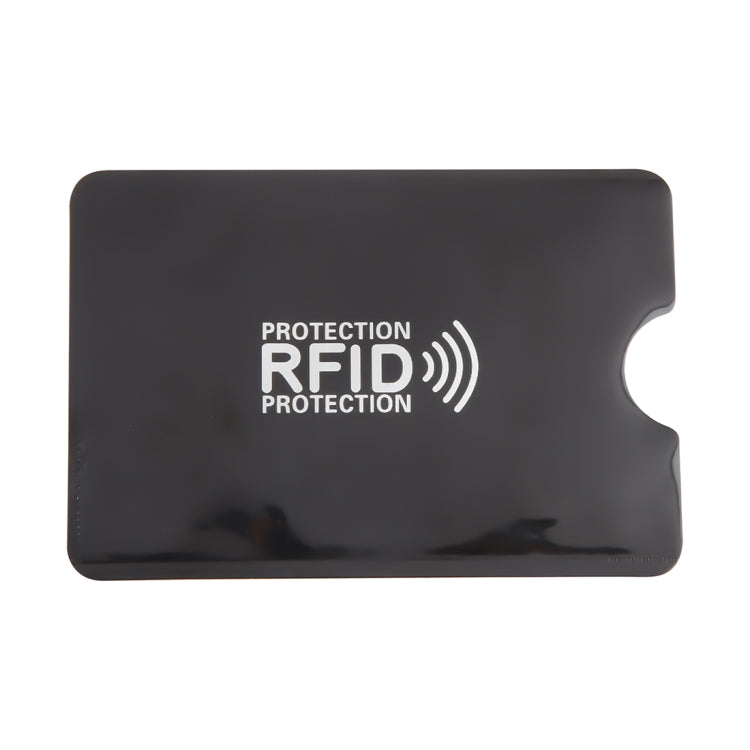 100pcs Aluminum Foil RFID Blocking Credit Card ID Bank Card Case, Size: 9 x 6.3cm (Black) - Antimagnetic RFID Package by PMC TechLife | Online Shopping South Africa | PMC TechLife | Buy Now Pay Later Mobicred
