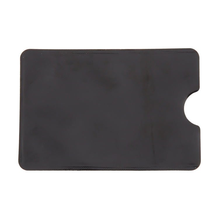 100pcs Aluminum Foil RFID Blocking Credit Card ID Bank Card Case, Size: 9 x 6.3cm (Black) - Antimagnetic RFID Package by PMC TechLife | Online Shopping South Africa | PMC TechLife | Buy Now Pay Later Mobicred