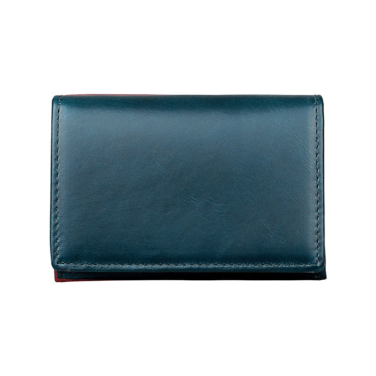 KB171 Antimagnetic RFID Crazy Horse Texture Leather Card Holder Wallet for Men and Women(Blue) - free shipping - PMC TechLife - Order now!