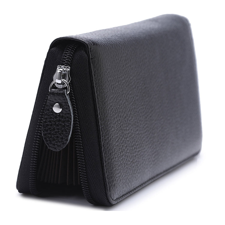 902 Antimagnetic RFID Litchi Texture Women Large Capacity Hand Wallet Purse Phone Bag with Card Slots(Coffee) - Antimagnetic RFID Package by PMC TechLife | Online Shopping South Africa | PMC TechLife | Buy Now Pay Later Mobicred