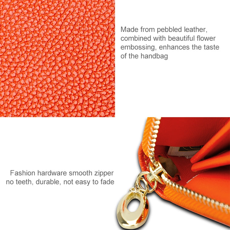 906 Antimagnetic RFID Litchi Texture Women Large Capacity Hand Wallet Purse Phone Bag with Card Slots(Purple) - Antimagnetic RFID Package by PMC TechLife | Online Shopping South Africa | PMC TechLife | Buy Now Pay Later Mobicred