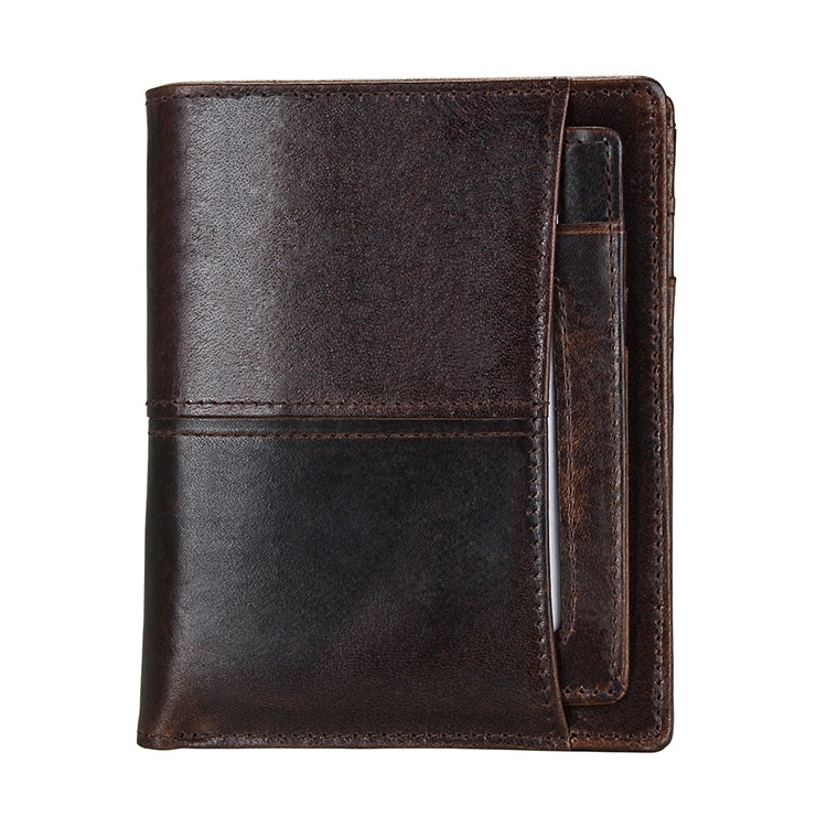8232 Antimagnetic RFID Men Oil Wax Leather Wallet with Detachable Card Holder - Antimagnetic RFID Package by PMC TechLife | Online Shopping South Africa | PMC TechLife | Buy Now Pay Later Mobicred