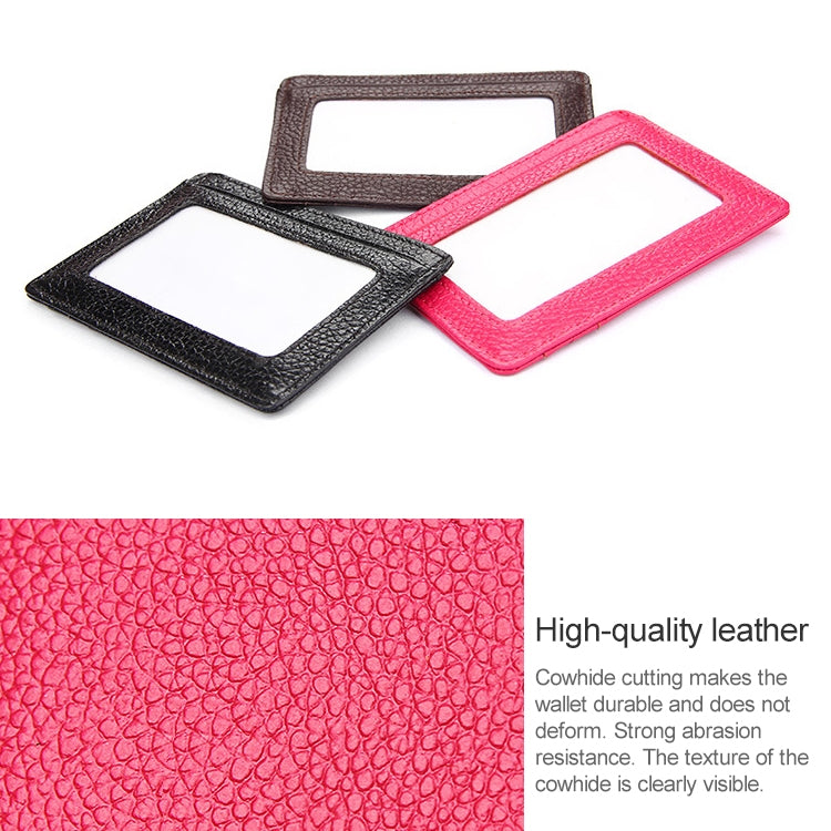 KB37 Antimagnetic RFID Litchi Texture Leather Card Holder Wallet Billfold for Men and Women (Purplish Red) - Antimagnetic RFID Package by PMC TechLife | Online Shopping South Africa | PMC TechLife | Buy Now Pay Later Mobicred