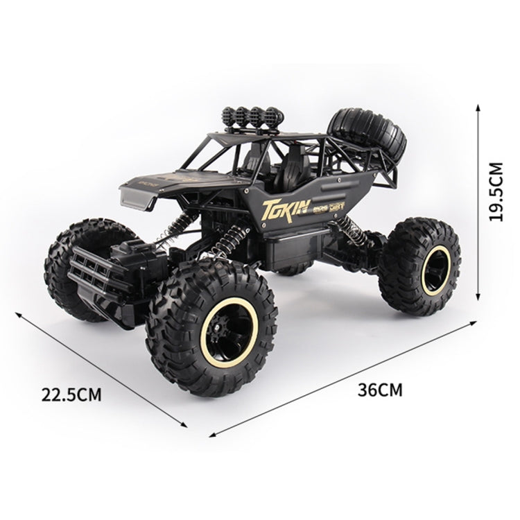 HD6026 1:12 Large Alloy Climbing Car Mountain Cross-country Four-wheel Drive Remote Control Car Toy, Size: 37cm(Black) - RC Cars by PMC TechLife | Online Shopping South Africa | PMC TechLife | Buy Now Pay Later Mobicred