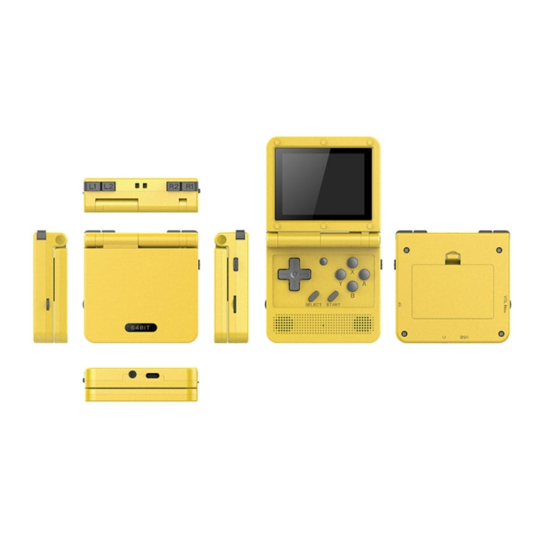 Powkiddy V90 3.0 inch IPS Screen 64-bit Retro Handheld Game Console with 16GB Memory (Yellow) - Pocket Console by PMC TechLife | Online Shopping South Africa | PMC TechLife | Buy Now Pay Later Mobicred