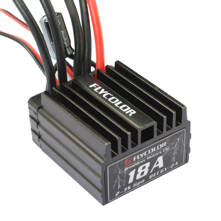 Flycolor Thunder Series 18A Sensorless Brushless Electronic Speed Controller for RC Car - Motor & Speed Controller by PMC TechLife | Online Shopping South Africa | PMC TechLife