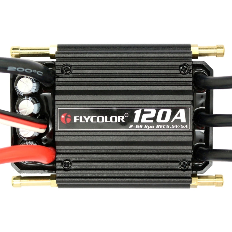 Flycolor Flymoster Series 120A 2-6S Waterproof Electronic Speed Controller for RC Boat - Motor & Speed Controller by PMC TechLife | Online Shopping South Africa | PMC TechLife