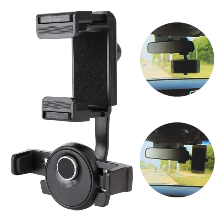 Portable Car Rearview Mirror Mobile Phone Bracket - Car Holders by PMC TechLife | Online Shopping South Africa | PMC TechLife
