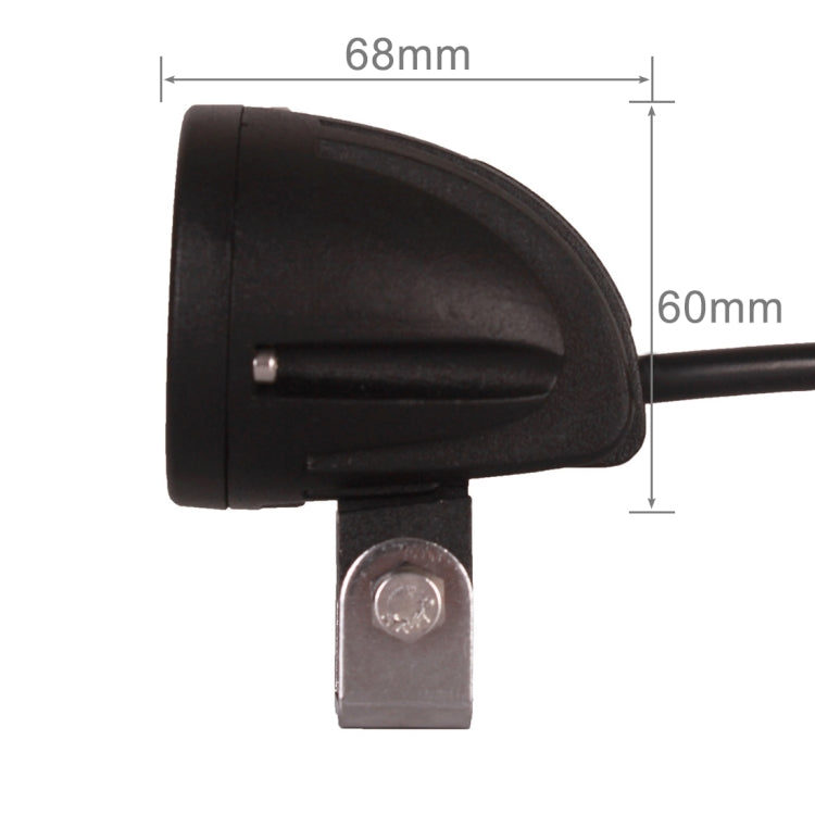 DC 9-32V 10W 1000LM 6500K Waterproof Vehicle Car Boat Marine External Work Lights Emergency Lights 30 Degrees Spot Light LED Car Bulbs with 1 Intense LED Lights(White Light) - Work Lights by PMC TechLife | Online Shopping South Africa | PMC TechLife | Buy Now Pay Later Mobicred