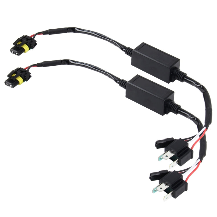 2 PCS DC 12V Universal H4 Bulb Harness Wiring Relay Harness Relay Wiring HID Relay Wiring Harness HID H4 Xenon Light System Relay Harness for Hi/Lo HID - free shipping - PMC TechLife - Order now!