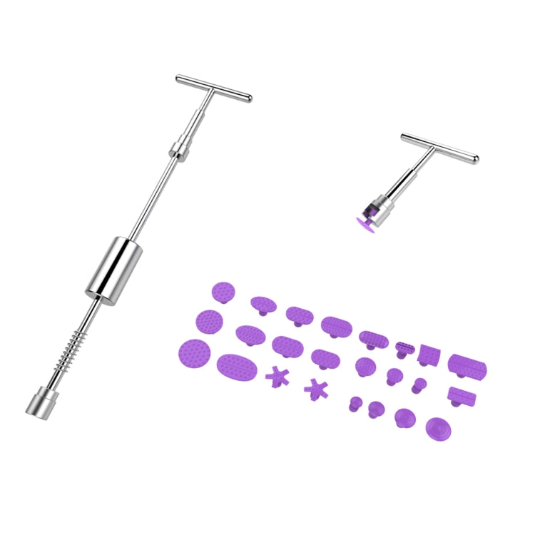 Auto Repair Body Tool Kit PDR Dent Paintless Repair Tools Dent Puller Slide Hammer Reverse Hammer Aluminum Suction Cups for Dent - Sheet Metal Tools by PMC TechLife | Online Shopping South Africa | PMC TechLife