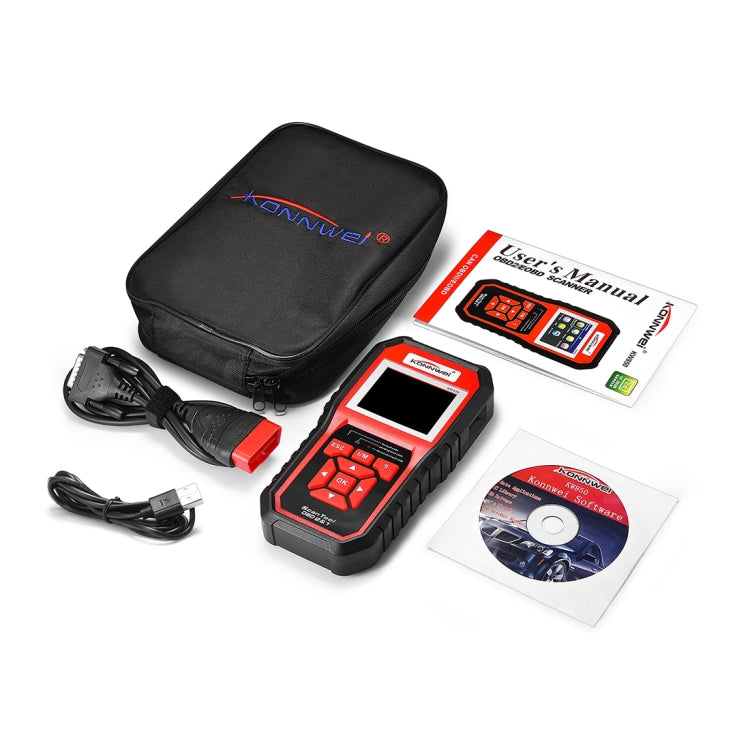 KONNWEI KW850 OBDII / CAN Car Auto Diagnostic Scan Tools  Auto Scan Adapter Scan Tool  Supports 8 Languages and 6 Protocols (Can Also Detect Battery and Voltage, Only Detect 12V Gasoline Car) - free shipping - PMC TechLife - Order now!