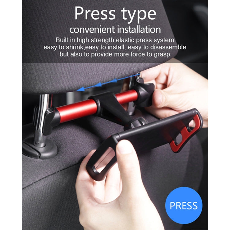 p-01 Auto Car Seatback Tablet PC / Mobilephone Holder (Red) - Car Holders by PMC TechLife | Online Shopping South Africa | PMC TechLife