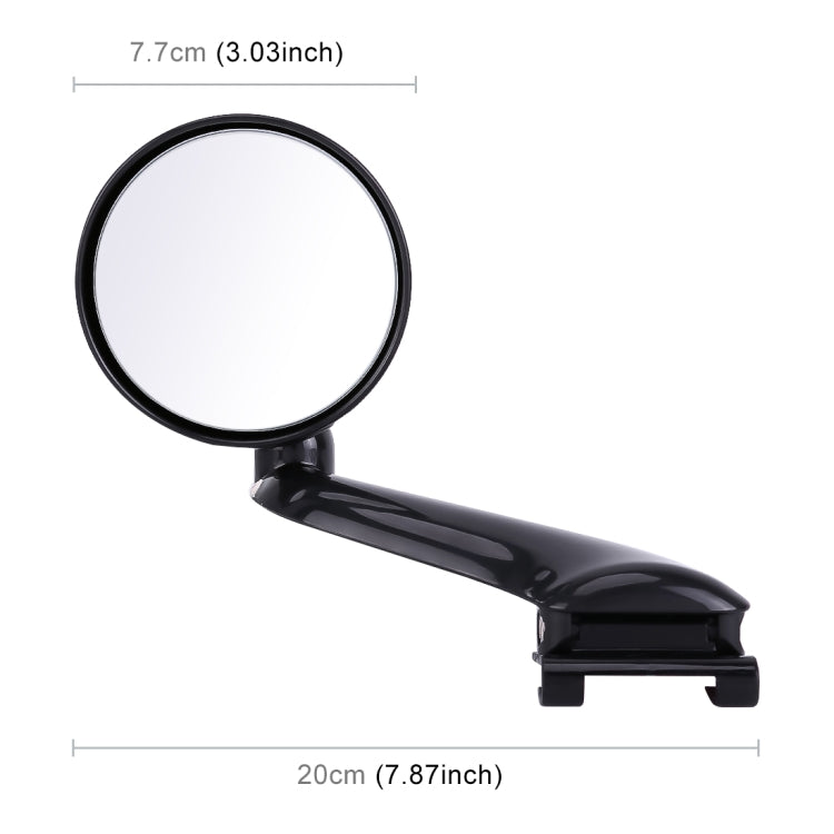 3R-094 Auxiliary Rear View Mirror Car Adjustable Blind Spot Mirror Wide Angle Auxiliary Rear View Side Mirror for Left Mirror(Black) - Convex Mirror & Accessories by 3R | Online Shopping South Africa | PMC TechLife | Buy Now Pay Later Mobicred