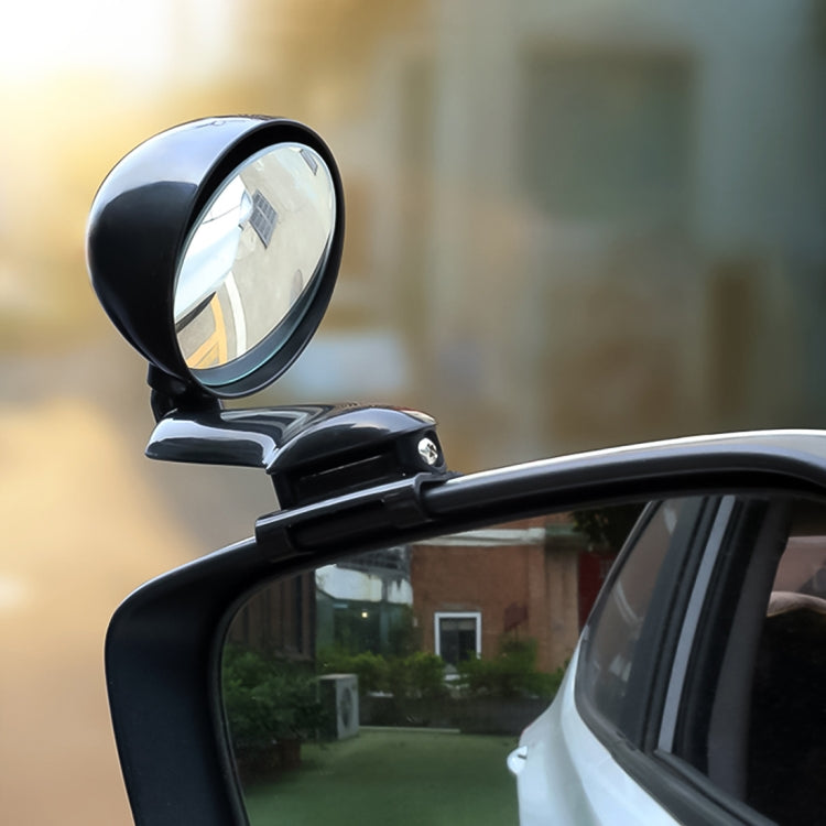 3R-094 Auxiliary Rear View Mirror Car Adjustable Blind Spot Mirror Wide Angle Auxiliary Rear View Side Mirror for Left Mirror(Black) - Convex Mirror & Accessories by 3R | Online Shopping South Africa | PMC TechLife | Buy Now Pay Later Mobicred